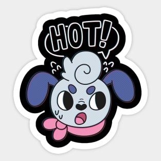 HOT! Dog Colour 1 Sticker